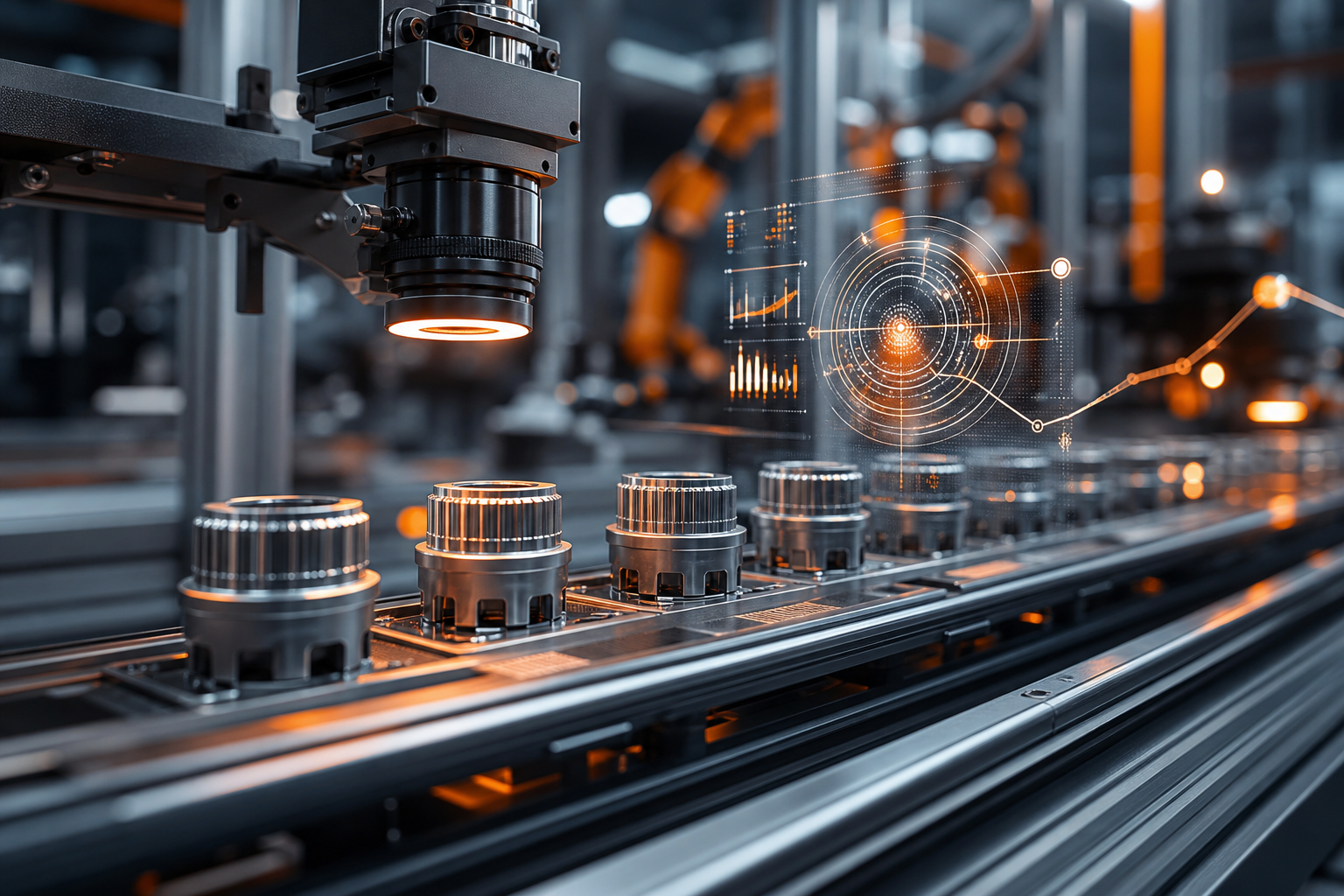 AI visual inspection on production line